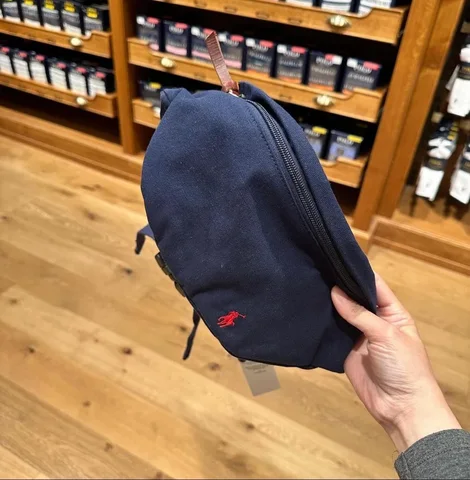 POLO RALPH LAUREN, for men, bumbag, canvas blue