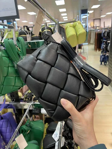 PRIMARK, for ladies, flap crossbody bag, quilted, pvc black