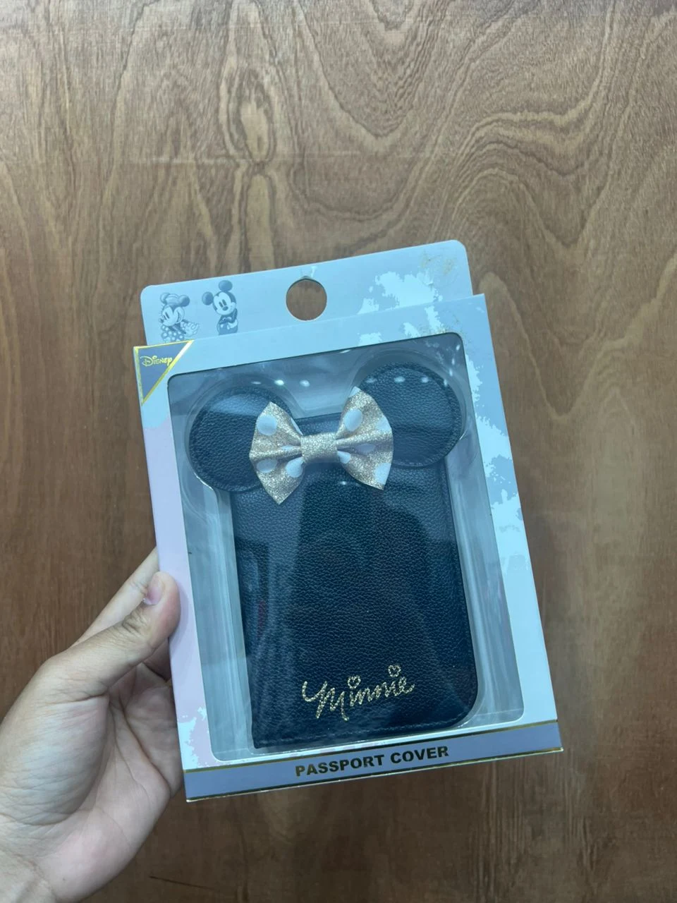PRIMARK X DISNEY, for kids, Passport Holder, Minnie Mouse black