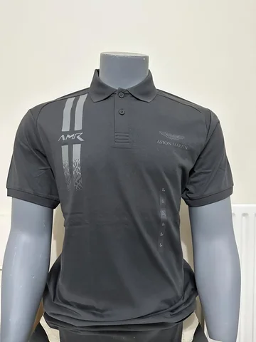 Hackett Men Aston Martin Racing Steel Grey Stripe