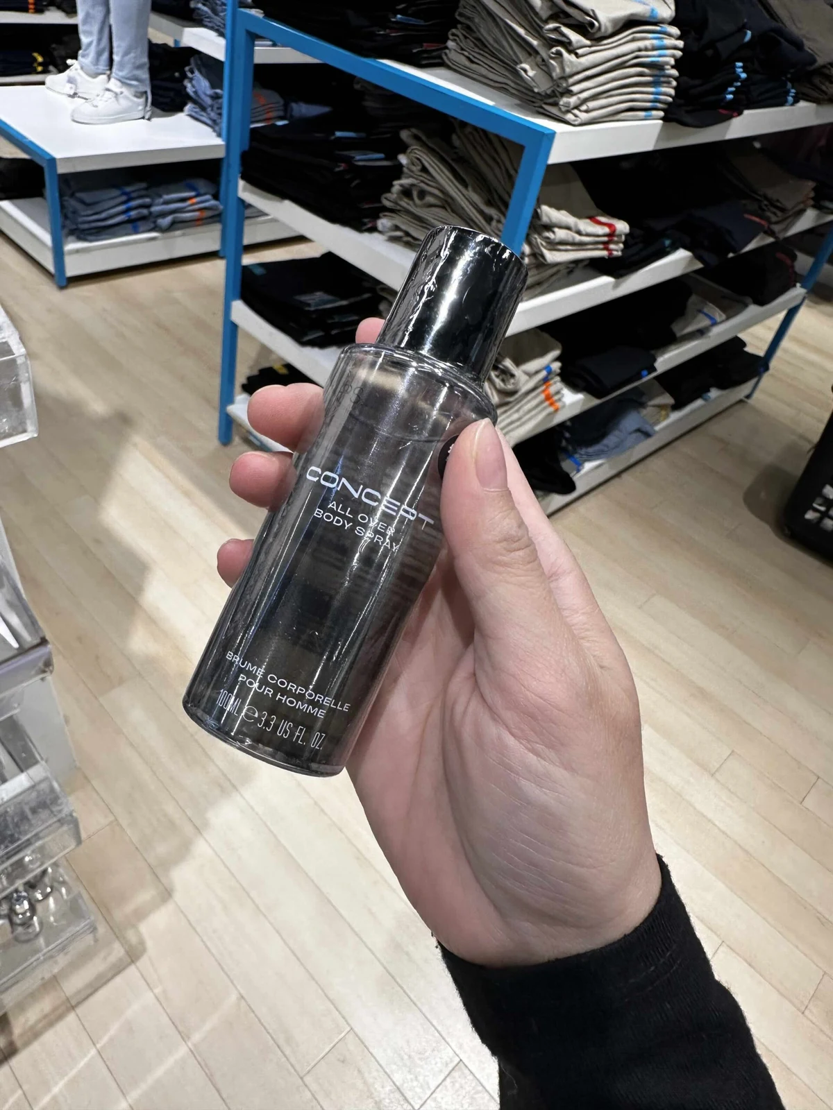 PRIMARK, for men, 100ml body spray, concept