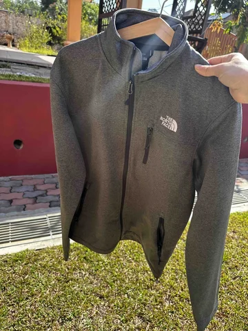 THE NORTH FACE, for men, Lixius, front zip sweater, grey, size: S