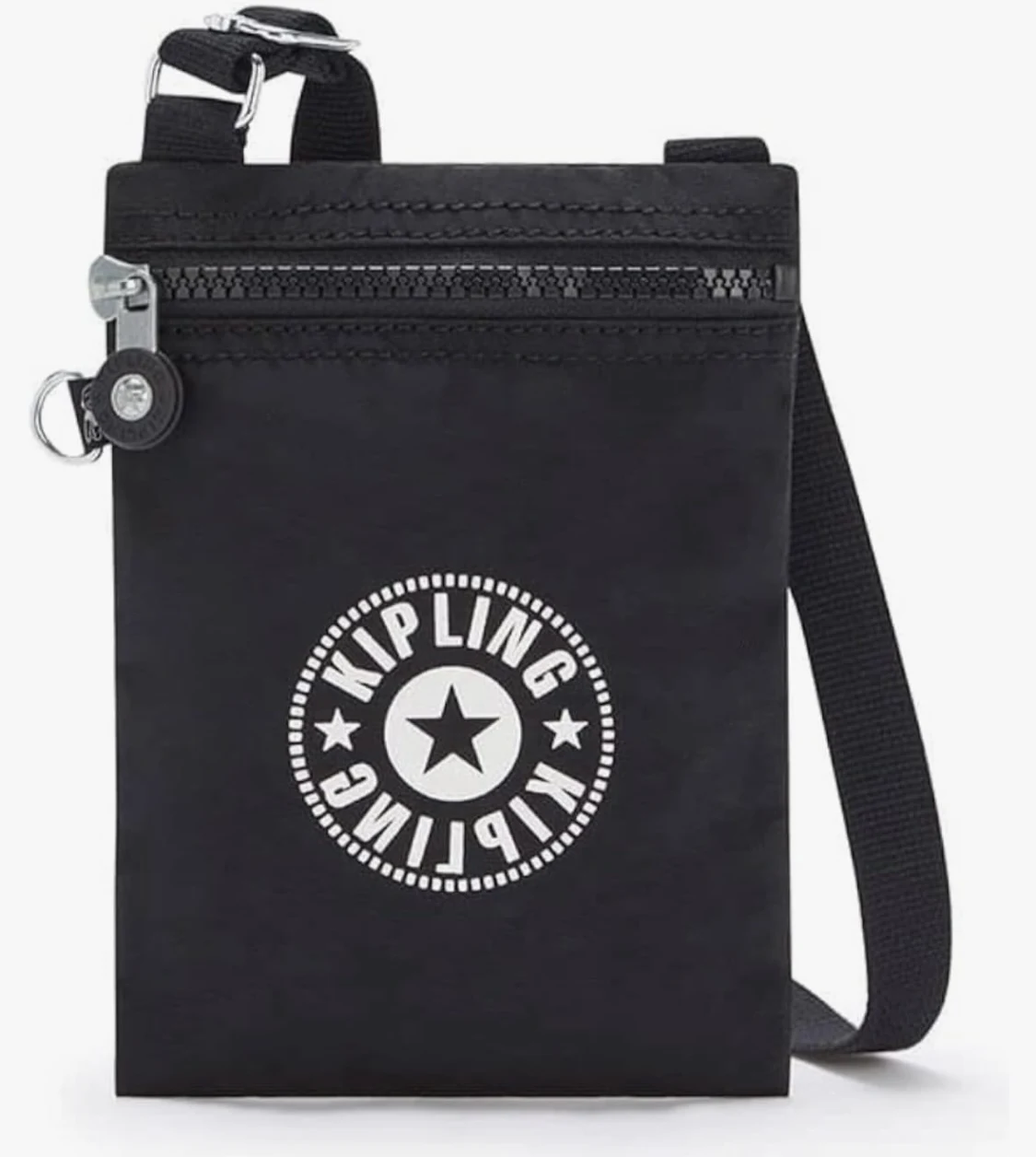 KIPLING, afia, phone crossbody bag, nylon black