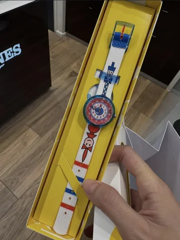 SWATCH, flik flak by Swatch, for kids, watch fabric strap, boys girls